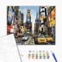 Malowanie po numerach BRUSHME, 40x50 cm, życie Times Square, 1 szt., w pudełku, Produkty kreatywne, Artykuły szkolne