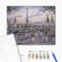 Malowanie po numerach BRUSHME, 40x50 cm, mgła w Paryżu, 1 szt., w pudełku, Produkty kreatywne, Artykuły szkolne