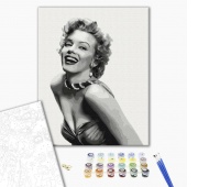 Paint by numbers BRUSHME, 40x50 cm, unforgettable Monroe, 1 pc, in a box