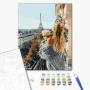 Paint by numbers BRUSHME, 40x50 cm, mademoiselle in Paris, 1 pc, in a box