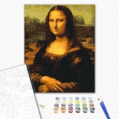Paint by numbers BRUSHME, 40x50 cm, Mona Lisa, 1 pc, in a box
