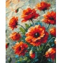 Malowanie po numerach BRUSHME, 40x50 cm, maki, 1 szt., w pudełku, Produkty kreatywne, Artykuły szkolne