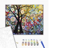 Paint by numbers BRUSHME, 40x50 cm, tree of happiness, 1 pc, in a box