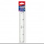 Plastic ruler KEYROAD Luminious, fluorescent, , 20cm, pendant, transparent