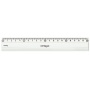 Plastic ruler KEYROAD Luminious, fluorescent, , 20cm, pendant, transparent