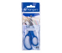 Children's scissors KANGARO, 12,6cm, blister, mix colors
