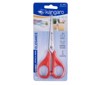 Office scissors KANGARO, 15cm, blister, mix colors