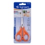 Office scissors KANGARO, 15cm, blister, mix colors