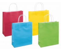 Gift bag DONAU HOME, paper, 25x30x10cm, year-round, uniform, mix colors