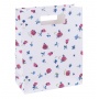 Gift bag DONAU HOME, laminated, 26x32,5x10cm, all year round, with handle, mix patterns