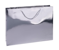 Gift bag DONAU HOME, laminated, 40x30x10cm, all year round, with handle, mix colors