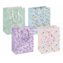 Torebka na prezenty DONAU HOME, laminowana, 18x23x10cm, całoroczna, sznurek, mix wzorów, Torby prezentowe, Koperty i akcesoria do wysyłek