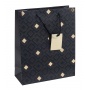 Gift bag DONAU HOME, laminated, 25x30x10cm, all year round, string, mix patterns