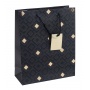 Gift bag DONAU HOME, laminated, 25x30x10cm, all year round, string, mix patterns
