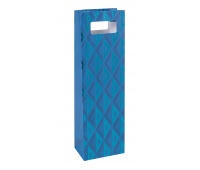 Liquor bag DONAU HOME, laminated, 12x41,5x8cm, all year round, with handle, mix patterns