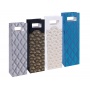 Liquor bag DONAU HOME, laminated, 12x41,5x8cm, all year round, with handle, mix patterns