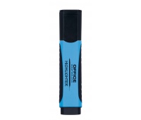 Zakreślacz OFFICE PRODUCTS z gumowym uchwytem, 2-5mm, niebieski