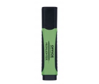 Zakreślacz OFFICE PRODUCTS z gumowym uchwytem, 2-5mm, zielony