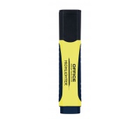 Highlighter OFFICE PRODUCTS with rubber grip, 2-5 mm, yellow