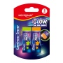 Gumka do ścierania KEYROAD Luminious, fluorescencyjna, 2 szt., blister, mix kolorów, Gumki, Artykuły do pisania i korygowania