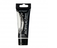 Acrylic paint KEYROAD, 75ml, tube, white