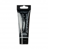 Acrylic paint KEYROAD, metallic, 75ml, tube, silver