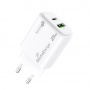 Ładowarka MEDIARANGE 25W, szybkie ładowanie, 1xUSB-C + 1xUSB-A, biały, Złącza i adaptery, Akcesoria komputerowe