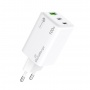 Adapter MEDIARANGE 100W, szybkie ładowanie, 2xUSB-C + 1xUSB-A, biały, Złącza i adaptery, Akcesoria komputerowe