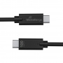 Cable USB-C MEDIARANGE, charger, 100W max, USB 3.1, 1,2m, black