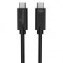 Cable USB-C MEDIARANGE, charger, 100W max, USB 3.1, 1,2m, black
