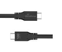 Kabel USB-C MEDIARANGE, ładowarka, 100W max, USB 3.2, 3m, czarny