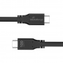 Cable USB-C MEDIARANGE, charger, 100W max, USB 3.2, 3m, black