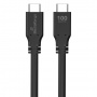 Cable USB-C MEDIARANGE, charger, 100W max, USB 3.2, 3m, black