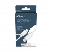 Kabel USB-C MEDIARANGE Apple Lightning, ładowarka, 1m, biały
