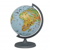 Zoological globe with description GŁOWALA, dia. 220mm, in a box, with AR application