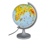 Zoological globe with description GŁOWALA, illuminated, dia. 250mm, in box, with AR application
