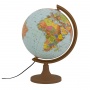 Political globe GŁOWALA, illuminated, plastic. low foot, diam. 320mm, in a box