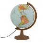 Political globe GŁOWALA, illuminated, plastic. low foot, diam. 320mm, in a box