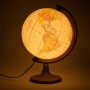 Political globe GŁOWALA, illuminated, plastic. low foot, diam. 320mm, in a box