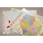 Desk mat GŁOWALA, political map of Europe, 58x38cm