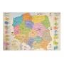 Podkładka na biurko GŁOWALA, mapa administracyjna Polski, 58x38cm, Podkładki na biurko, Artykuły szkolne