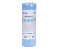 All-purpose cloths DONAU HOME, with viscose 70%, roll, max, 23x39cm, 25 leaves, blue