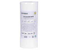 All-purpose cloths DONAU HOME, with cellulose 50%, roll, soft, 25x39cm, 50 leaves, white