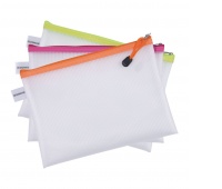 Torebka DONAU Zipper Bag, A4, 343x246 mm, EVA, z suwakiem, mix kolorów