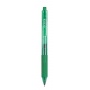 Długopis automatyczny żelowy OFFICE PRODUCTS,  gr. linii 0,25mm, dł. linii 1200m, zielony