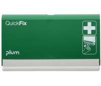 Patch dispenser PLUM QuickFix, empty, wall mountable, green