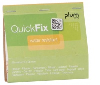 Waterproof bandage plasters PLUM QuickFix, refill, 45 pcs