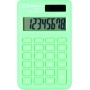 Pocket calculator DONAU TECH, 8-digit display, dimensions 97x60x10 mm, light green