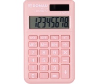 Pocket calculator DONAU TECH, 8-digit display, dimensions 97x60x10 mm, apricot