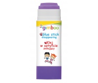 Glue stick GIMBOO, PVP, triangular, disappearing, 15g, 1pc, packaged in display, purple